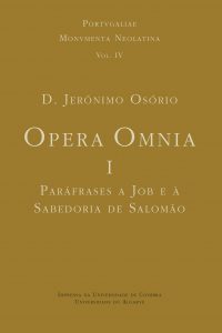 Opera Omnia I: Paráfrases a Job e à sabedoria de Salomão